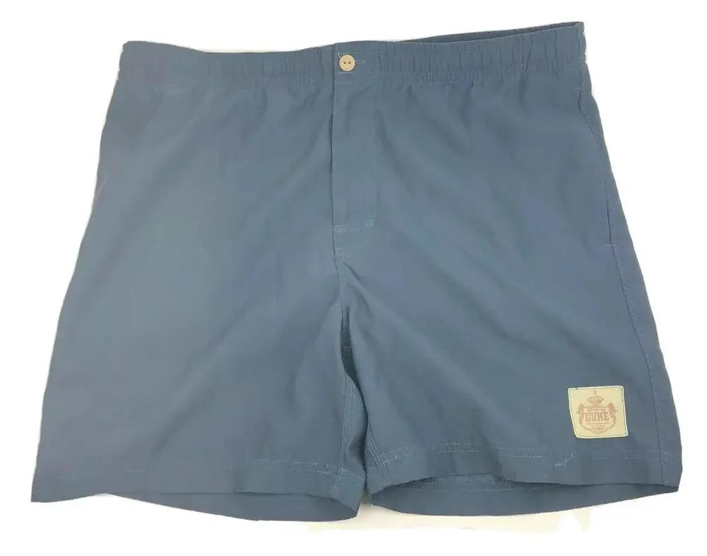 DUKE KAHANAMOKU Shorts Swim Suit Trunks Mens SZ Small Blue